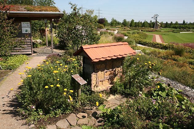 LaGa Leverkusen: Blick auf den "Wildbienengarten" LaGa Leverkusen: Blick auf den Wildbienengarten