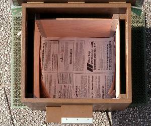 Blick von oben: isolierende Hohlw&auml;nde