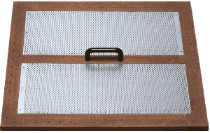 Atmungsaktiver Deckel: Rahmen mit Alu-Lochblechen