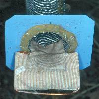 &Ouml;ffnung und Landeplatz einer Gitterr&ouml;hre