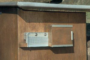 Verschlossener Vorbau nach Einzug der K&ouml;nigin