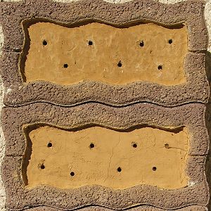 Pflanzsteine mit Lehmf&uuml;llung