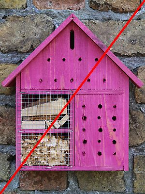 Dekoratives Insektenhaus